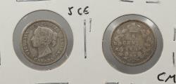 World Coins - CANADA: 1882-H Victoria 5 Cents