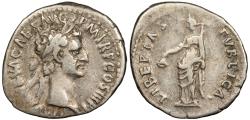 Ancient Coins - Nerva 96-98 A.D. Denarius Rome Mint VF