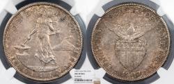 World Coins - PHILIPPINES 1909-S Peso NGC UNC