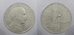 World Coins - ITALY: 1924 2 Lire