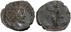 Ancient Coins - Victorinus 268-270 A.D. Antoninianus Trier Mint EF ex. Harlan J. Berk sale 223, lot 269, with ticket.