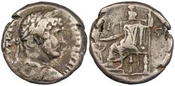 Ancient Coins - Egypt Alexandria Hadrian 117-138 A.D. Tetradrachm Alexandria Mint Near VF