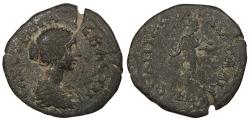 Ancient Coins - Thrace Pautalia Faustina II, wife of Marcus Aurelius 147-175 A.D. AE22 Fine