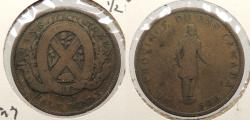 World Coins - CANADA: Lower Canada 1837 Halfpenny (Sou) Token