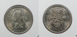 World Coins - GREAT BRITAIN: 1963 QEII Sixpence (6 pence)