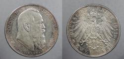World Coins - GERMAN STATES: Bavaria 1911-D 2 Mark