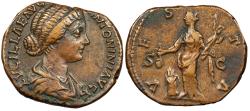 Ancient Coins - Lucilla, wife of Lucius Verus 164-169 A.D. As Rome Mint Nice VF ex. Classical Numismatic Group CNR XLV.2 'Empress Collection'