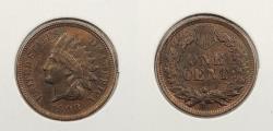 Us Coins - 1908 Indian Head 1 Cent