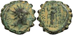 Ancient Coins - Seleukid Kings Antiochos IV 175-164 B.C. Serrate AE14 Good Fine