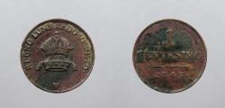 World Coins - ITALIAN STATES: Lombardy Venetia- Venice 1843-V Centesimo
