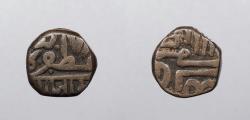 World Coins - INDIA: Nawanagar AH (9) 78 (Ca. 1701 AD) Frozen date Dokdo