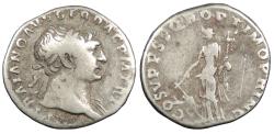 Ancient Coins - Trajan 98-117 A.D. Denarius Rome Mint Good Fine