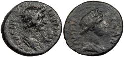 Ancient Coins - Mysia Pergamon Tiberius Claudius Meilates, as magistrate 114-116 A.D. AE18 Good Fine