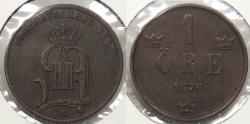 World Coins - SWEDEN 1876 Ore
