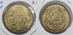 World Coins - FRANCE: 1931 2 Francs
