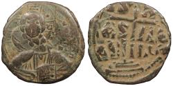 Ancient Coins - Anonymous, Time of Romanus III 1028-1034 A.D. Follis Constantinople Mint Good Fine
