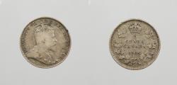 World Coins - CANADA: 1905 Edward VII 5 Cents