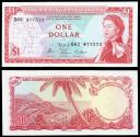 World Coins - EAST CARIBBEAN STATES East Caribbean Currency Authority. ND (1965) 1 Dollar UNC