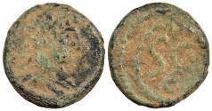 Ancient Coins - Syria Seleucis and Pieria Antioch Hadrian 117-138 A.D. Chalkous (Half-quadrans) Antioch Mint VF