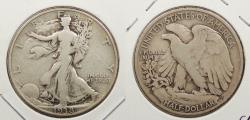 Us Coins - 1938-D Walking Liberty 50 Cents (Half Dollar)