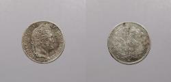 World Coins - FRANCE: 1842-B 1/4 Franc