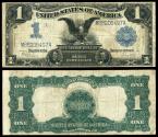 Us Coins - Silver Certificate United States Treasury 1899 1 Dollar Fine