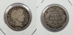 Us Coins - 1893-O Barber 10 Cents (Dime)