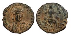 Ancient Coins - Honorius 395-423 A.D. AE3 Antioch Mint Good VF