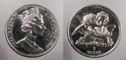 World Coins - GIBRALTAR: 1998 Kissing Cherubs Royal