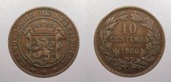 World Coins - LUXEMBOURG: 1860-A 10 Centimes