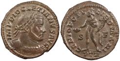 Ancient Coins - Diocletian 284-305 A.D. Follis Trier Mint Good VF