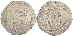 World Coins - FRANCE Besançon Charles V, as Holy Roman Emperor 1530-1556 Blanc (1/2 Karolus) 1540 EF