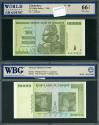 World Coins - ZIMBABWE Reserve Bank of Zimbabwe 2008 10 Trillion Dollars WBG WBG-66 TOP