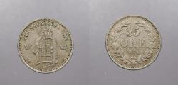 World Coins - SWEDEN: 1874 25 Ore