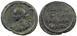 Ancient Coins - Constantius II, as Caesar 324-337 A.D. Follis Antioch Mint Good Fine