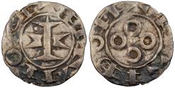 World Coins - FRANCE Feudal Issues Melgueil Uncertain Count or Bishop 12th - 13th Century Denier Good VF