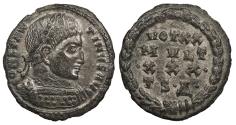 Ancient Coins - Constantine I 307-337 A.D. Follis Thessalonica Mint EF