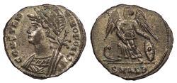 Ancient Coins - Time of Constantine I 317-337 A.D. Follis Alexandria Mint EF