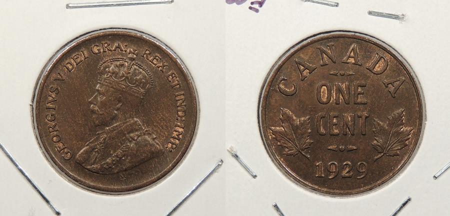 World Coins - CANADA: 1929 Cent