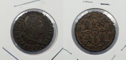 World Coins - SPAIN: 1833 Ferdinand VII 2 Maravedis