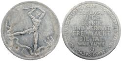 World Coins - GERMANY Weimar Republic 1932 Al 34mm Propaganda Medal EF
