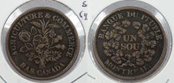 World Coins - CANADA: Lower Canada ND(1838) Sou Bank Token (1/2 penny)
