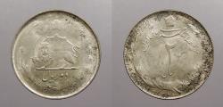 World Coins - IRAN: SH 1323 (1944) 2 Rials