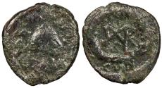 Ancient Coins - Marcian 450-457 A.D. AE4 Constantinople Mint Fine
