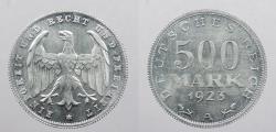 World Coins - GERMANY: Weimar Republic 1923-A 500 Mark
