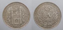 World Coins - INDIAN PRINCELY STATES: Hyderabad AH 1363 Yr. 34 (1943-1944) 8 Annas