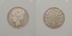 World Coins - NETHERLANDS: 1905 25 Cents
