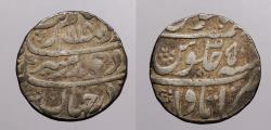 World Coins - INDIA: Mughal AH 1118 (1707) Aurangzeb Rupee