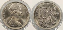 World Coins - AUSTRALIA: 1968 10 Cents