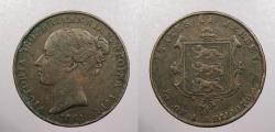 World Coins - JERSEY: 1861 1/13 Shilling